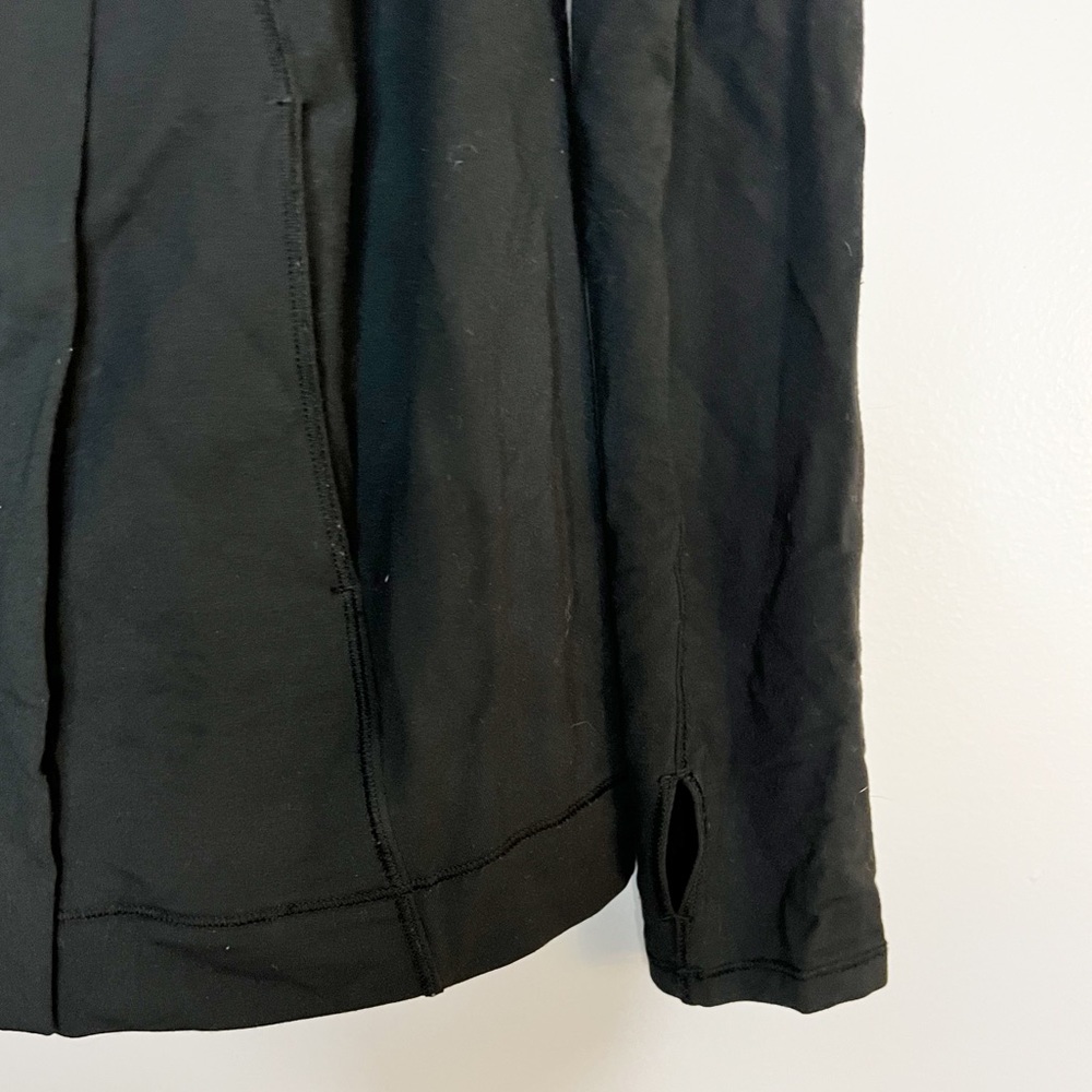 Lululemon Coast Easy Wrap Jacket Black Size 4 - Picture 6 of 8